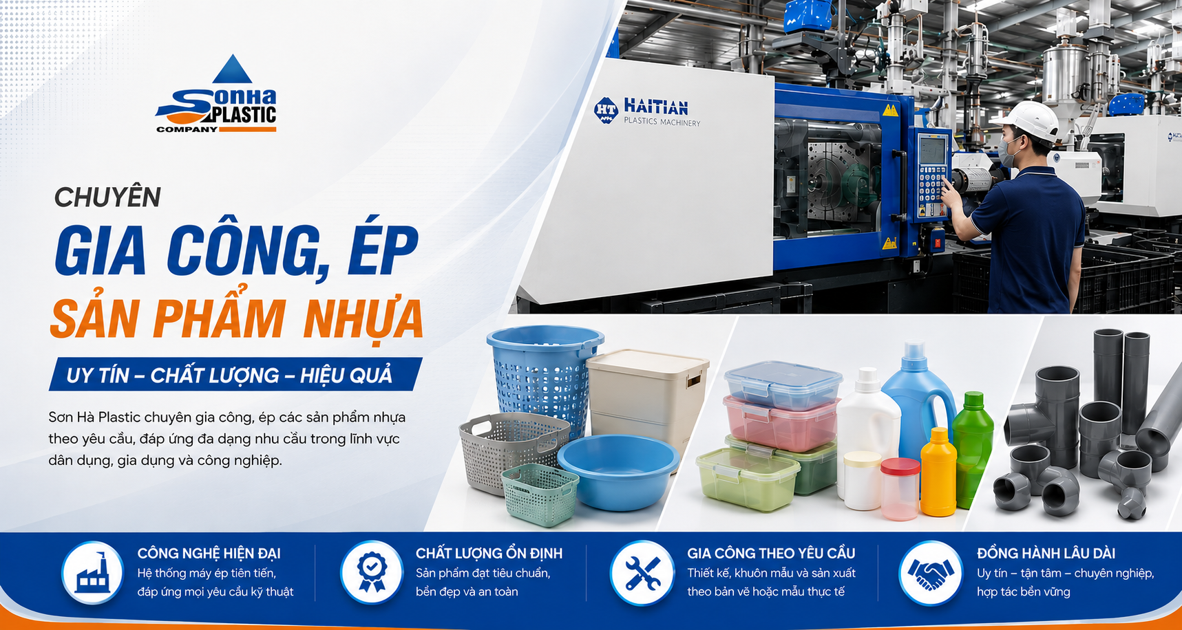 Chuyên gia công các sản phẩm nhựa cao cấp